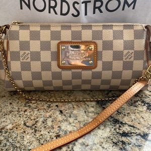 RARE FIND... Classic Damier Azur Louis Vuitton Eva shoulder/crossbody bag